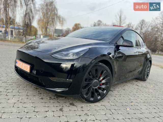 Черный Тесла Model Y, объемом двигателя 0 л и пробегом 25 тыс. км за 31500 $, фото 28 на Automoto.ua