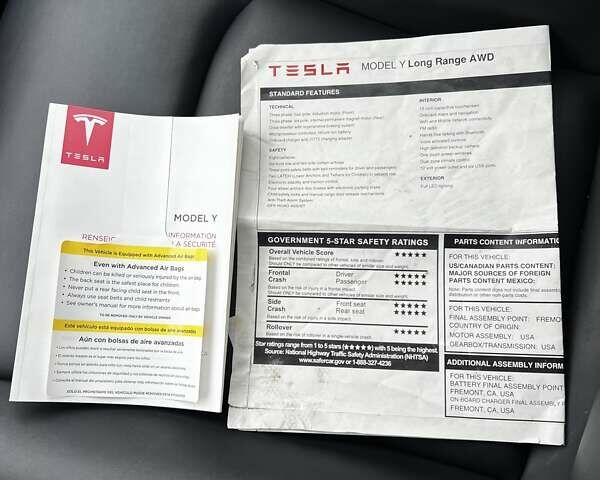 Чорний Тесла Model Y, об'ємом двигуна 0 л та пробігом 43 тис. км за 29700 $, фото 13 на Automoto.ua