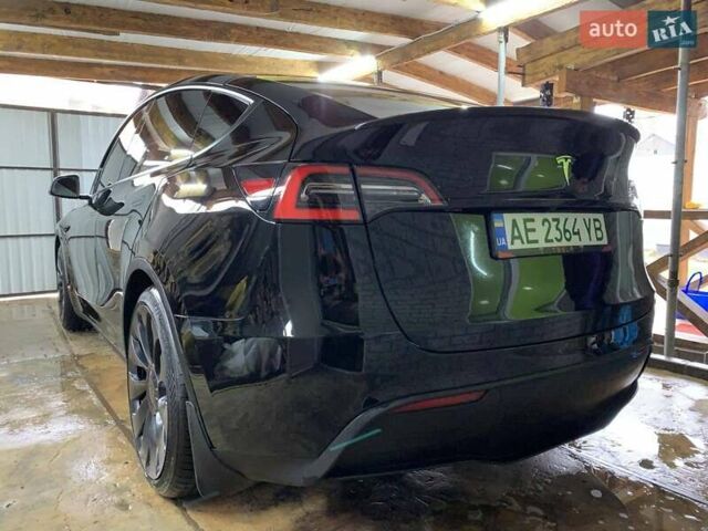 Черный Тесла Model Y, объемом двигателя 0 л и пробегом 12 тыс. км за 35000 $, фото 5 на Automoto.ua