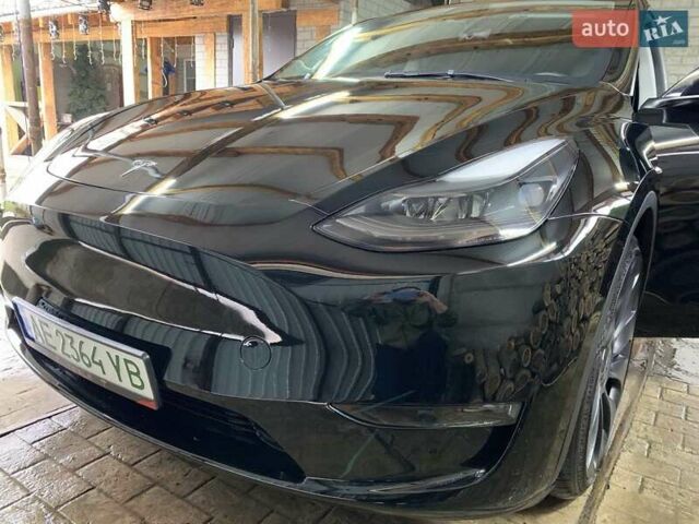 Черный Тесла Model Y, объемом двигателя 0 л и пробегом 12 тыс. км за 35000 $, фото 6 на Automoto.ua