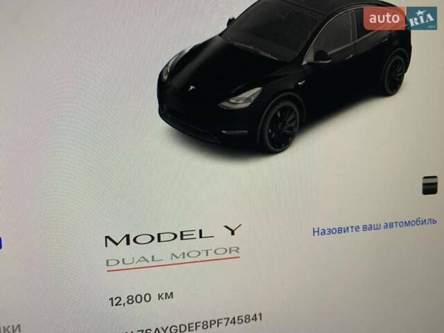 Черный Тесла Model Y, объемом двигателя 0 л и пробегом 12 тыс. км за 35000 $, фото 2 на Automoto.ua
