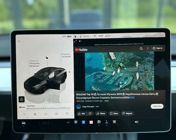 Черный Тесла Model Y, объемом двигателя 0 л и пробегом 13 тыс. км за 28999 $, фото 22 на Automoto.ua