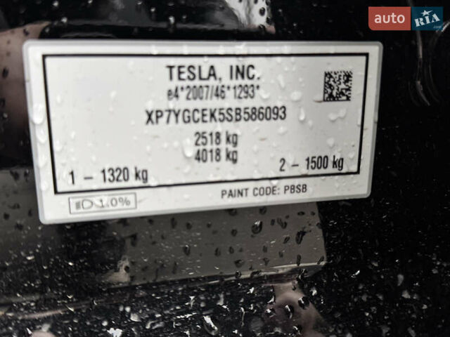 Черный Тесла Model Y, объемом двигателя 0 л и пробегом 12 тыс. км за 36500 $, фото 1 на Automoto.ua