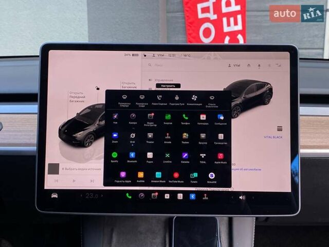 Чорний Тесла Model Y, об'ємом двигуна 0 л та пробігом 11 тис. км за 33000 $, фото 22 на Automoto.ua