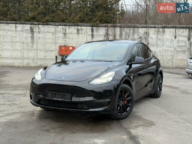 Черный Тесла Model Y, объемом двигателя 0 л и пробегом 19 тыс. км за 36500 $, фото 8 на Automoto.ua