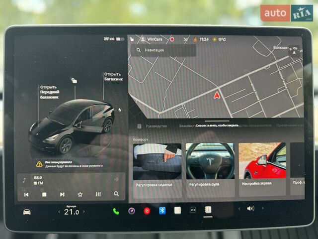 Черный Тесла Model Y, объемом двигателя 0 л и пробегом 2 тыс. км за 38300 $, фото 42 на Automoto.ua