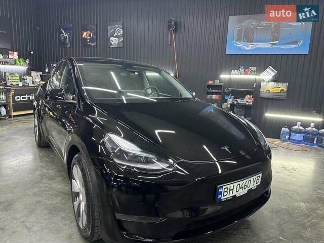 Черный Тесла Model Y, объемом двигателя 0 л и пробегом 80 тыс. км за 28000 $, фото 5 на Automoto.ua