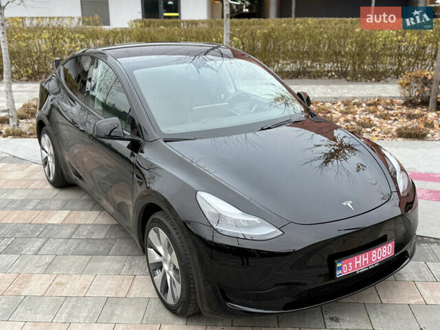 Черный Тесла Model Y, объемом двигателя 0 л и пробегом 48 тыс. км за 31500 $, фото 5 на Automoto.ua