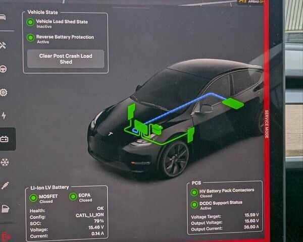 Чорний Тесла Model Y, об'ємом двигуна 0 л та пробігом 17 тис. км за 27500 $, фото 36 на Automoto.ua