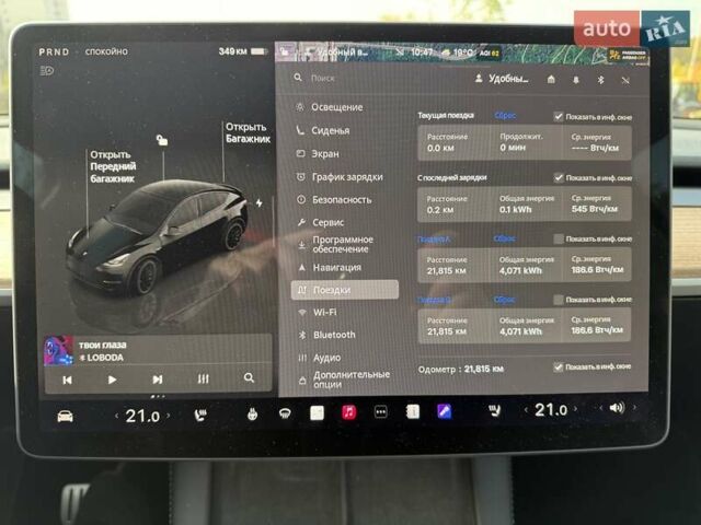 Чорний Тесла Model Y, об'ємом двигуна 0 л та пробігом 21 тис. км за 35000 $, фото 20 на Automoto.ua