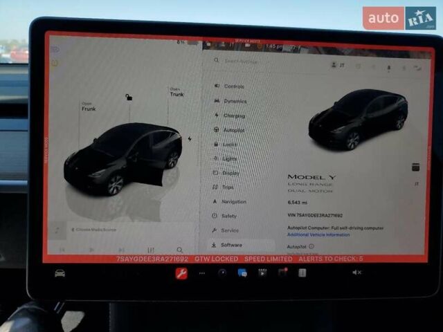 Черный Тесла Model Y, объемом двигателя 0 л и пробегом 10 тыс. км за 12500 $, фото 8 на Automoto.ua