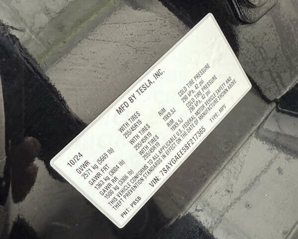 Чорний Тесла Model Y, об'ємом двигуна 0 л та пробігом 22 тис. км за 32900 $, фото 26 на Automoto.ua