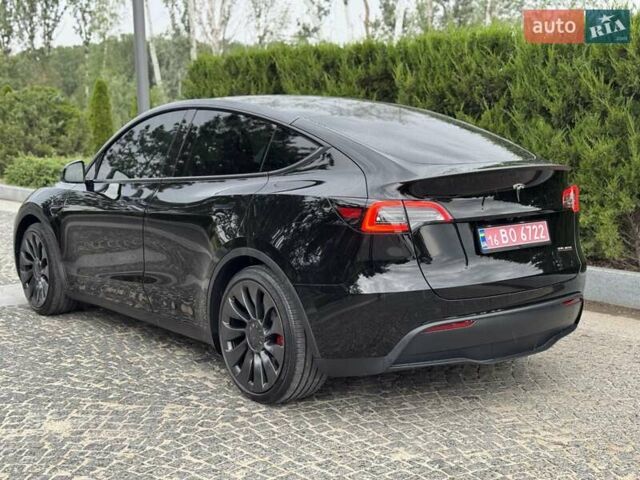 Черный Тесла Model Y, объемом двигателя 0 л и пробегом 10 тыс. км за 34700 $, фото 10 на Automoto.ua