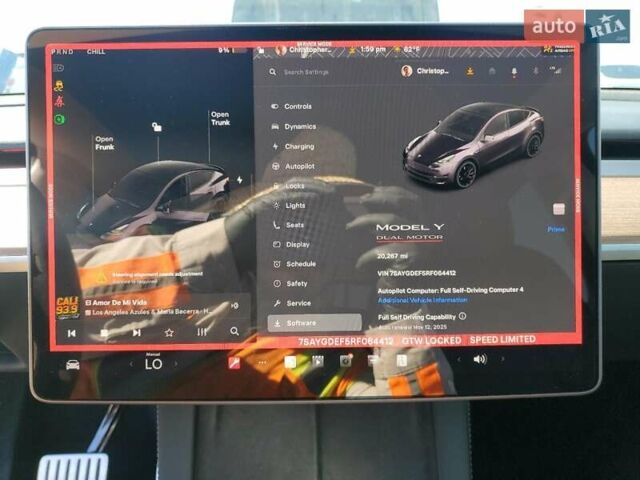 Черный Тесла Model Y, объемом двигателя 0 л и пробегом 32 тыс. км за 12700 $, фото 8 на Automoto.ua