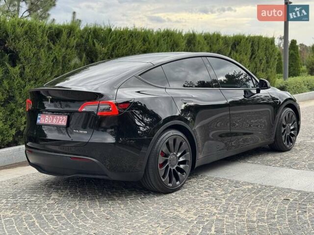 Черный Тесла Model Y, объемом двигателя 0 л и пробегом 10 тыс. км за 34700 $, фото 13 на Automoto.ua