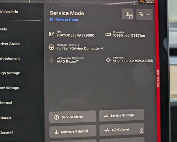 Чорний Тесла Model Y, об'ємом двигуна 0 л та пробігом 17 тис. км за 27500 $, фото 32 на Automoto.ua