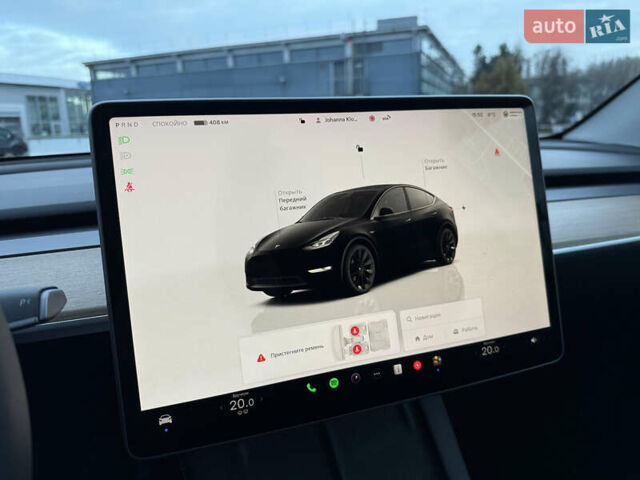 Черный Тесла Model Y, объемом двигателя 0 л и пробегом 19 тыс. км за 36500 $, фото 90 на Automoto.ua