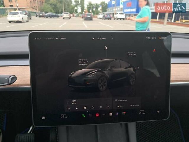 Черный Тесла Model Y, объемом двигателя 0 л и пробегом 21 тыс. км за 29000 $, фото 20 на Automoto.ua