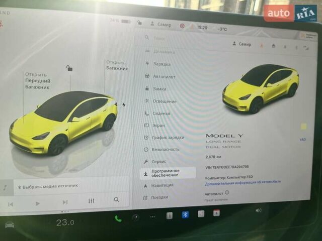 Черный Тесла Model Y, объемом двигателя 0 л и пробегом 3 тыс. км за 35000 $, фото 8 на Automoto.ua