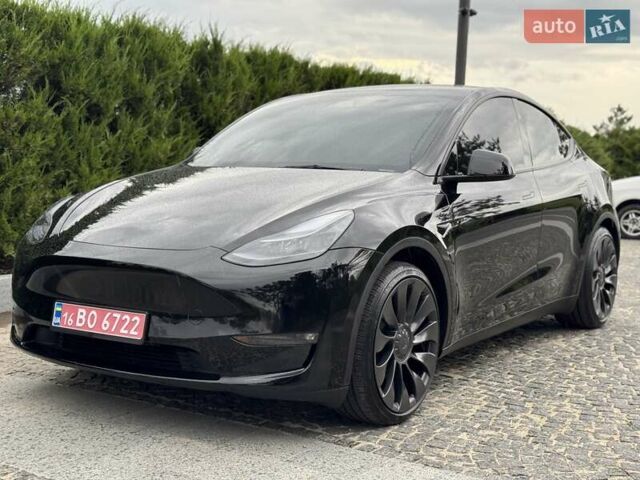 Черный Тесла Model Y, объемом двигателя 0 л и пробегом 10 тыс. км за 34700 $, фото 4 на Automoto.ua