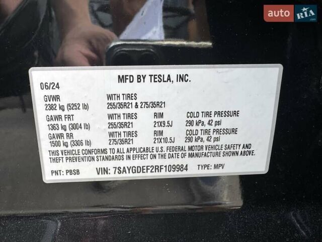 Черный Тесла Model Y, объемом двигателя 0 л и пробегом 10 тыс. км за 34700 $, фото 78 на Automoto.ua