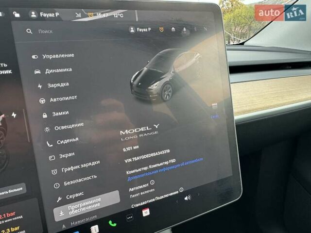 Черный Тесла Model Y, объемом двигателя 0 л и пробегом 14 тыс. км за 27500 $, фото 55 на Automoto.ua