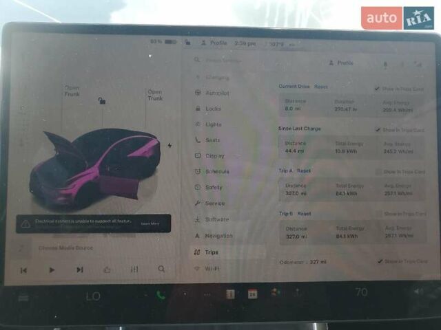 Черный Тесла Model Y, объемом двигателя 0 л и пробегом 1 тыс. км за 43000 $, фото 8 на Automoto.ua