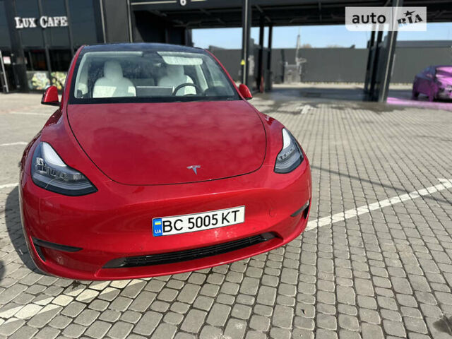 Красный Тесла Model Y, объемом двигателя 0 л и пробегом 45 тыс. км за 32500 $, фото 28 на Automoto.ua