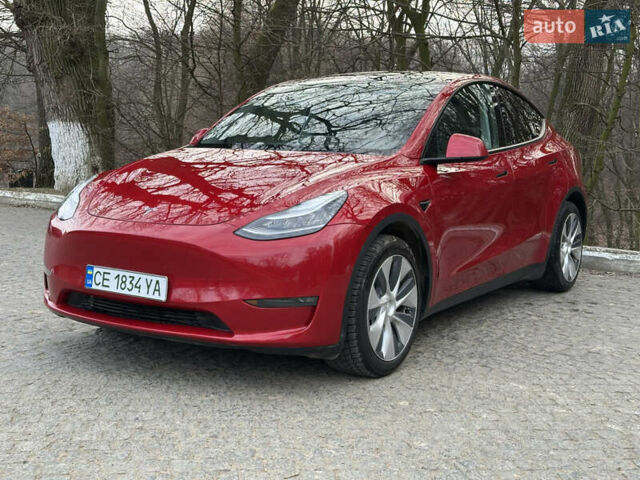 Тесла Model Y 2020 в Черновцах на Automoto.ua Красный Тесла Model Y, объемом двигателя 0 л и пробегом 79 тыс. км за 22900 $, фото 2 на Automoto.ua