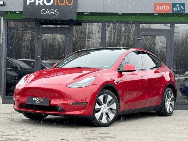 Красный Тесла Model Y, объемом двигателя 0 л и пробегом 69 тыс. км за 22900 $, фото 2 на Automoto.ua