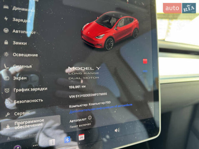 Червоний Тесла Model Y, об'ємом двигуна 0 л та пробігом 160 тис. км за 23500 $, фото 19 на Automoto.ua