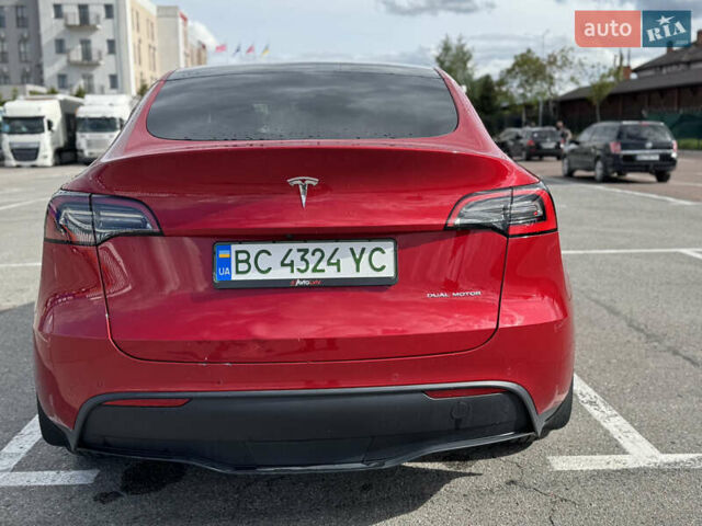 Червоний Тесла Model Y, об'ємом двигуна 0 л та пробігом 60 тис. км за 28500 $, фото 4 на Automoto.ua