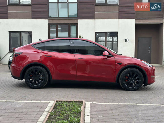 Красный Тесла Model Y, объемом двигателя 0 л и пробегом 157 тыс. км за 21300 $, фото 4 на Automoto.ua