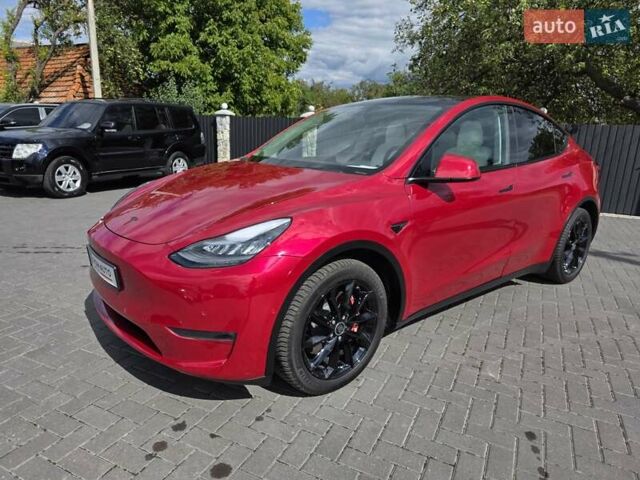 Красный Тесла Model Y, объемом двигателя 0 л и пробегом 72 тыс. км за 22999 $, фото 13 на Automoto.ua