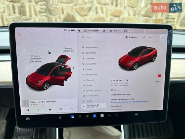 Тесла Model Y 2020 в Черновцах на Automoto.ua Красный Тесла Model Y, объемом двигателя 0 л и пробегом 79 тыс. км за 22900 $, фото 14 на Automoto.ua