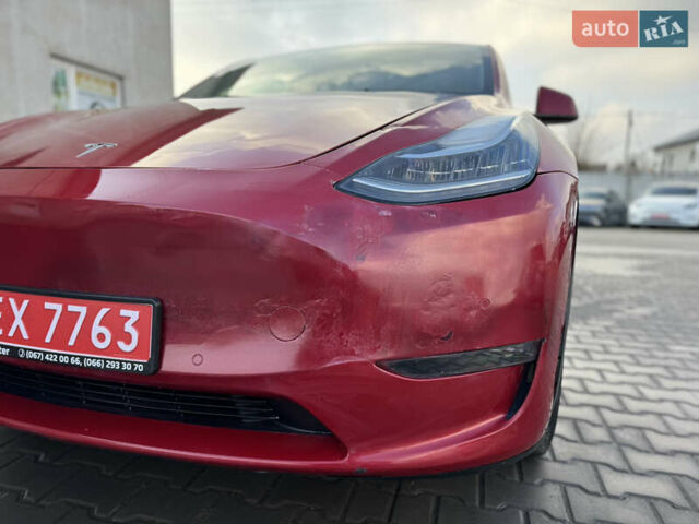 Красный Тесла Model Y, объемом двигателя 0 л и пробегом 74 тыс. км за 20900 $, фото 11 на Automoto.ua