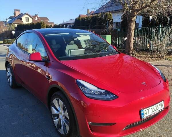 Красный Тесла Model Y, объемом двигателя 0 л и пробегом 52 тыс. км за 24600 $, фото 4 на Automoto.ua