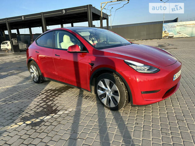 Красный Тесла Model Y, объемом двигателя 0 л и пробегом 45 тыс. км за 32500 $, фото 4 на Automoto.ua