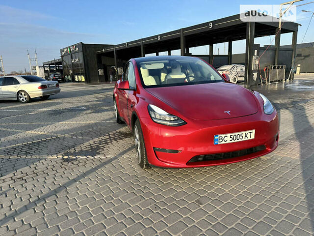 Красный Тесла Model Y, объемом двигателя 0 л и пробегом 45 тыс. км за 32500 $, фото 8 на Automoto.ua