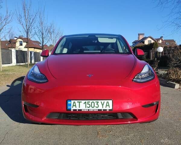 Красный Тесла Model Y, объемом двигателя 0 л и пробегом 52 тыс. км за 24600 $, фото 3 на Automoto.ua