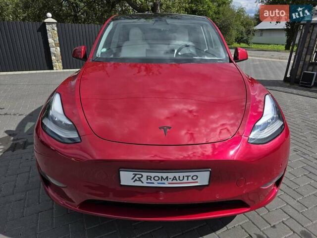 Червоний Тесла Model Y, об'ємом двигуна 0 л та пробігом 72 тис. км за 22999 $, фото 11 на Automoto.ua