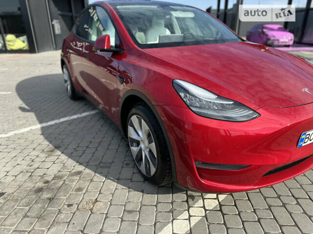 Красный Тесла Model Y, объемом двигателя 0 л и пробегом 45 тыс. км за 32500 $, фото 29 на Automoto.ua