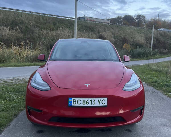 Красный Тесла Model Y, объемом двигателя 0 л и пробегом 98 тыс. км за 24000 $, фото 1 на Automoto.ua