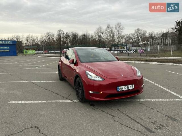 Красный Тесла Model Y, объемом двигателя 0 л и пробегом 50 тыс. км за 38500 $, фото 2 на Automoto.ua