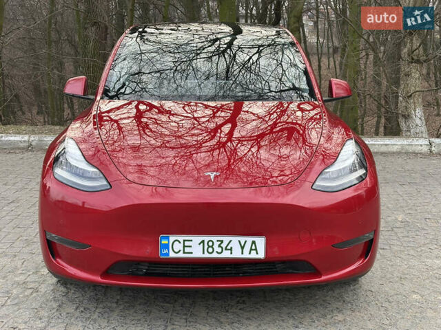 Тесла Model Y 2020 в Черновцах на Automoto.ua Красный Тесла Model Y, объемом двигателя 0 л и пробегом 79 тыс. км за 22900 $, фото 1 на Automoto.ua