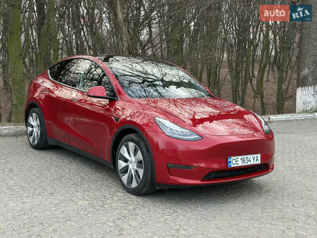 Тесла Model Y 2020 в Черновцах на Automoto.ua Красный Тесла Model Y, объемом двигателя 0 л и пробегом 79 тыс. км за 22900 $, фото 3 на Automoto.ua
