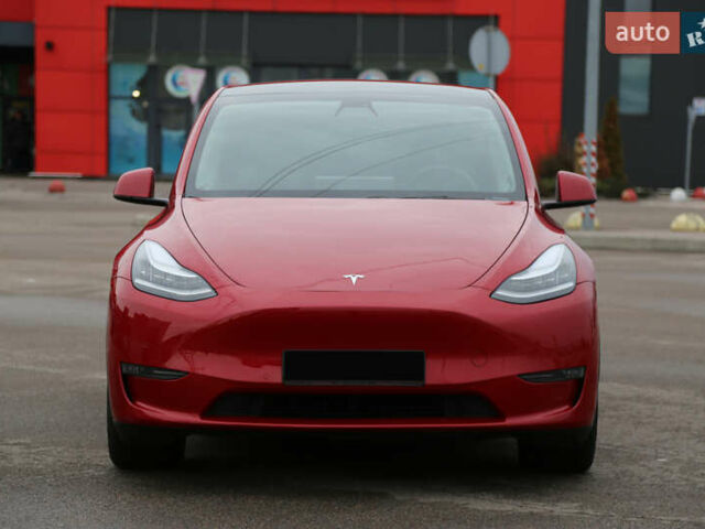 Красный Тесла Model Y, объемом двигателя 0 л и пробегом 52 тыс. км за 22700 $, фото 2 на Automoto.ua