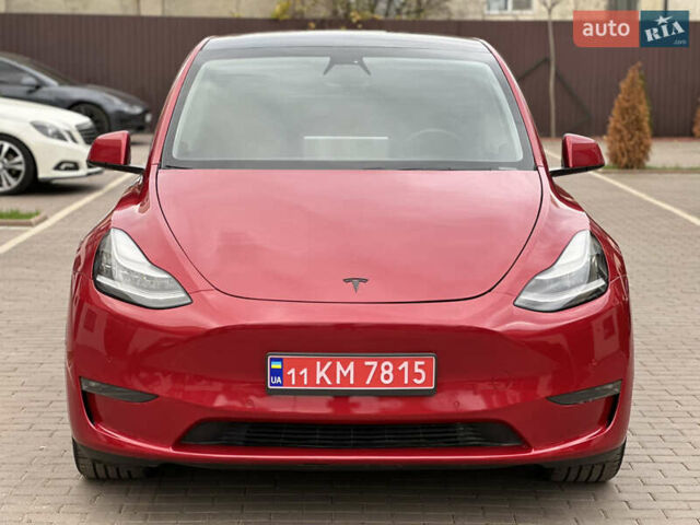 Красный Тесла Model Y, объемом двигателя 0 л и пробегом 157 тыс. км за 21300 $, фото 1 на Automoto.ua