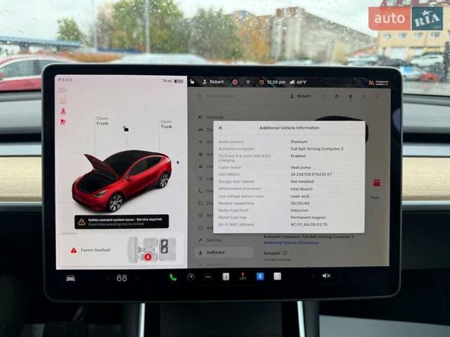 Червоний Тесла Model Y, об'ємом двигуна 0 л та пробігом 230 тис. км за 16200 $, фото 25 на Automoto.ua