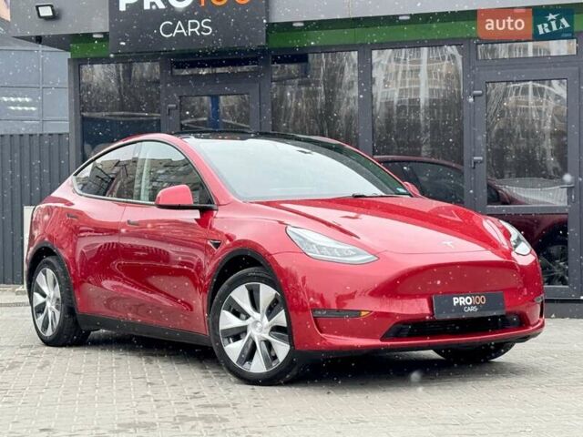 Красный Тесла Model Y, объемом двигателя 0 л и пробегом 69 тыс. км за 22900 $, фото 5 на Automoto.ua